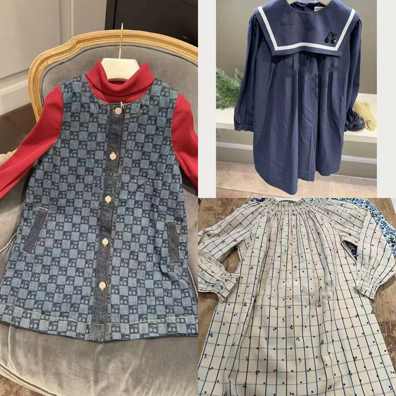 Baby Products Store - 先行販売（9月発送）2026年新作Bp秋物キッズドレス 女の子用 ベビー・キッズ綿服 サイズ4歳～14歳 子供服