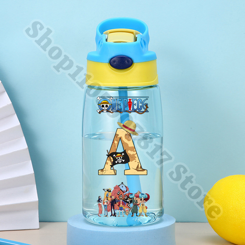 Portable Bottle Warmer - 子供用携帯可愛いジュース容器アニメワンピースプラスチック製水筒男の子用プラスチック製冷たい飲み物用カップストロー付きギフト