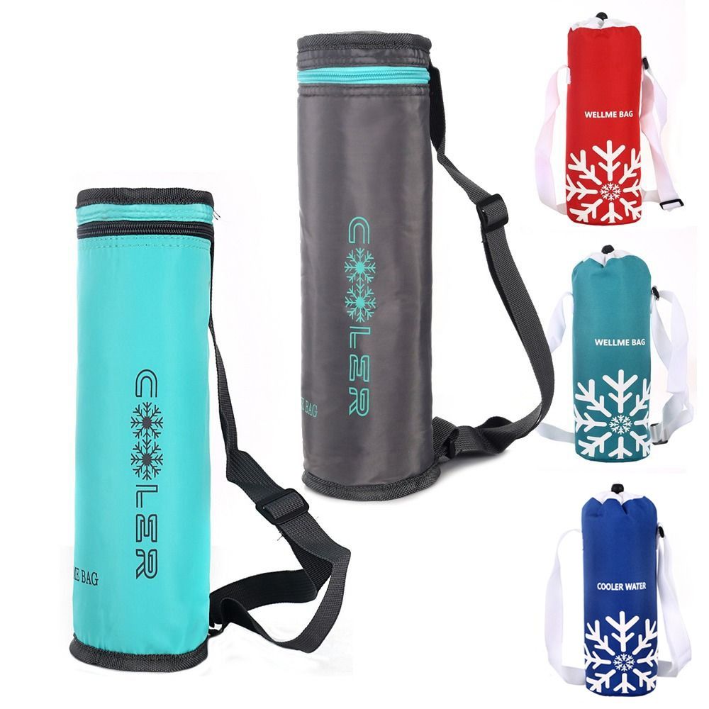 Portable Bottle Warmer - 携帯用オックスフォード布製断熱ウォーターボトルカバー（ストラップ付き）防水ウォーターボトルウォーマー アウトドアスポーツ用保温バッグ ドリンクウェア