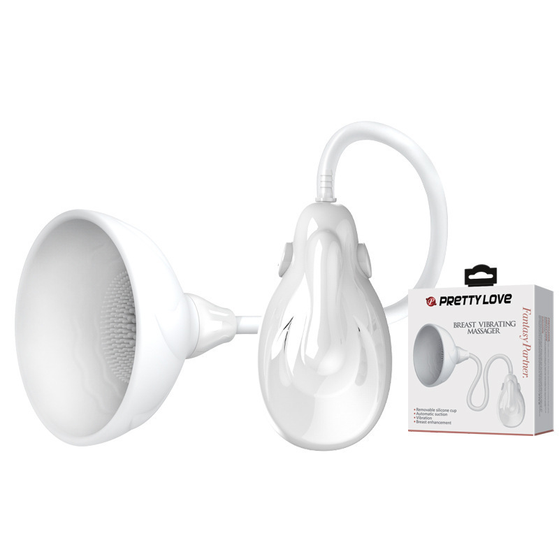 Breast Pump - 電動真空カップ デュアルカップ 美胸マッサージ器 脂肪吸引 豊胸器 乳首バイブレーション真空ポンプカップ