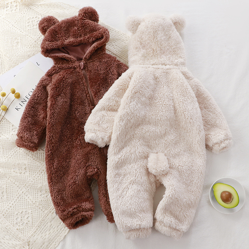 Baby Products Sale - 2025年冬 ベビー服 可愛い漫画クマ柄 ベビーロンパース パジャマ 乳幼児