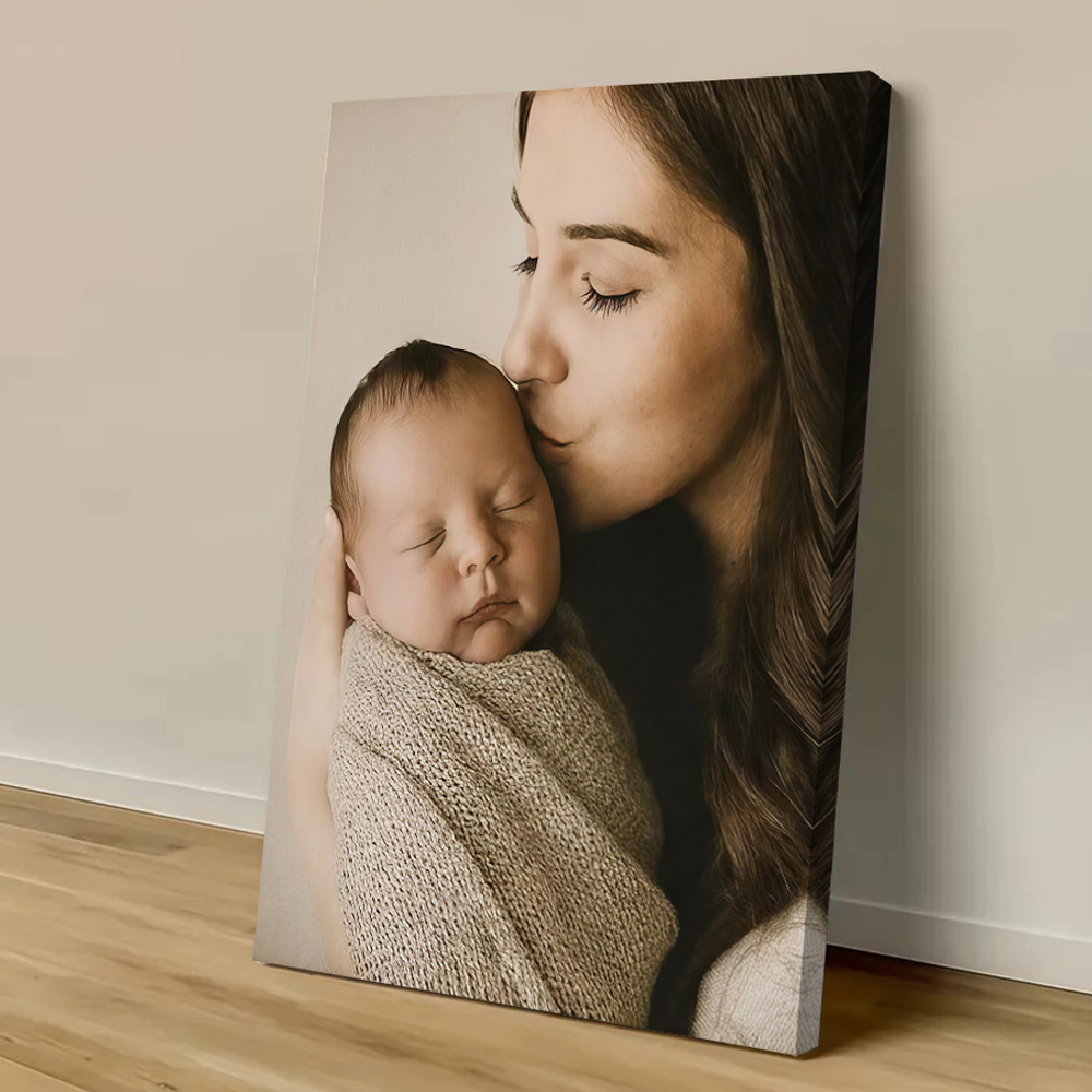 Baby Products Decoration - カスタムプリントキャンバス絵画、あなたの写真から作る、結婚式、誕生日、ポスター、ウォールアート、装飾、ペット、家族、風景画、デコレーション