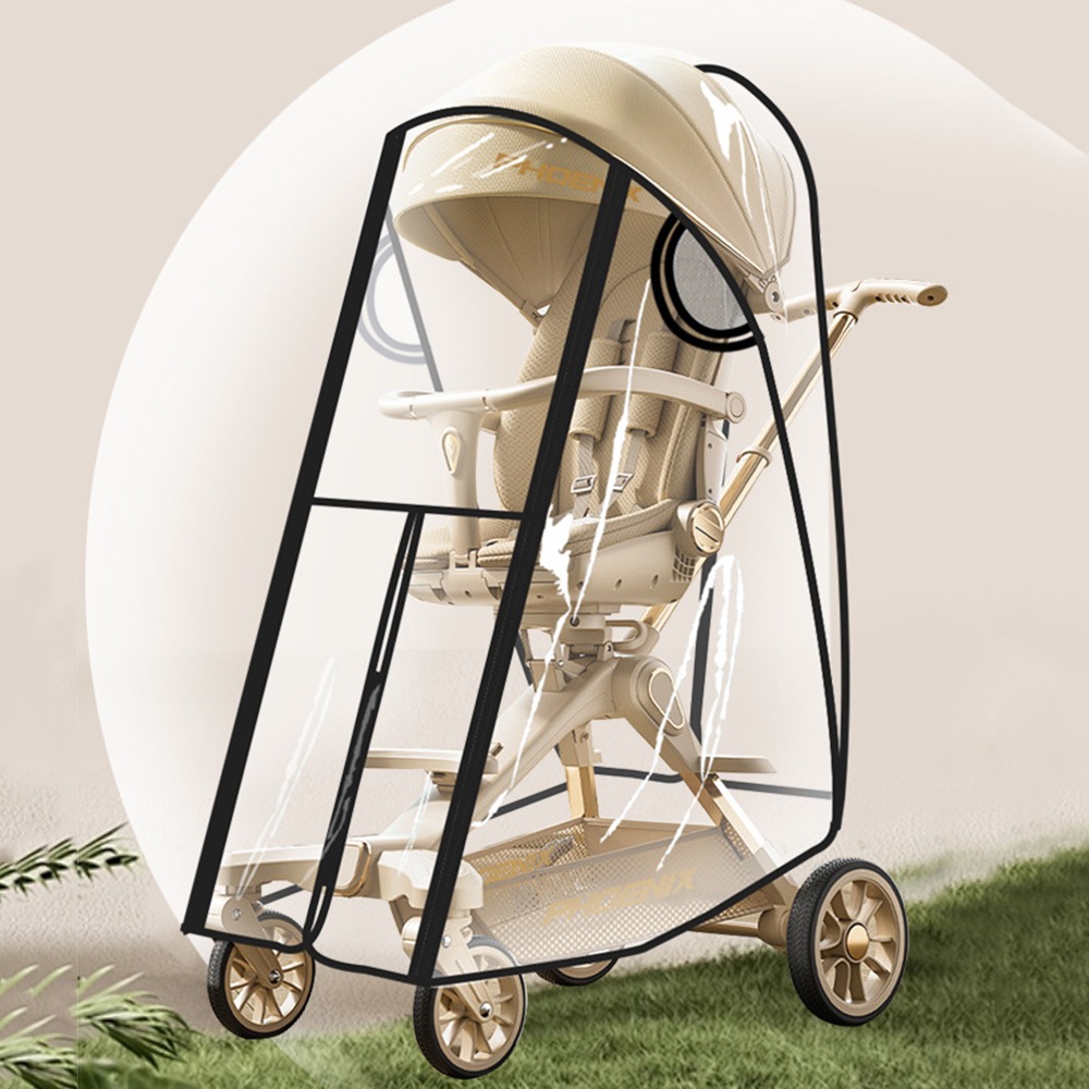 透明ベビーカーレインカバー防水防風ベビーカーレインカバー旅行 - Stroller Rain Cover のレビューと価格