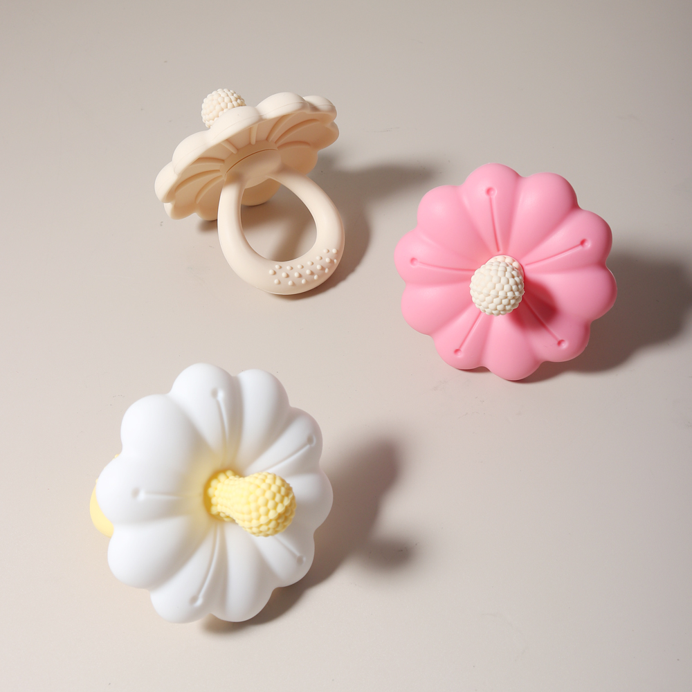 2026年ホットセール 赤ちゃん用花型歯固め シリコンおしゃ - Baby Products Sale のレビューと価格