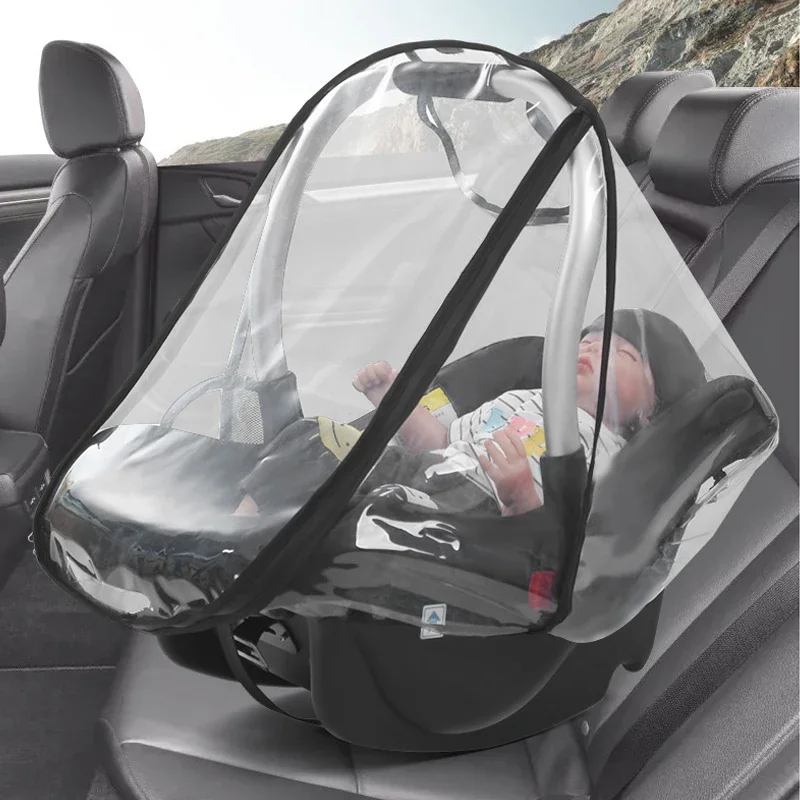 ベビーカートバスケットレインカバー防風ベビーカーカバー防塵透 - Stroller Rain Cover のレビューと価格