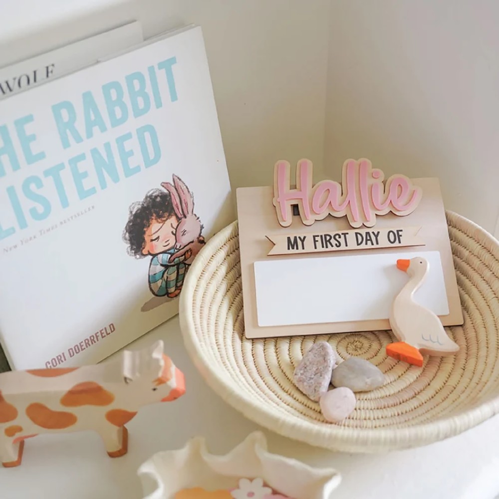 1個入りカスタム木製名札（学校の初日と最終日用）、自宅・オフ - Baby Products Decoration のレビューと価格