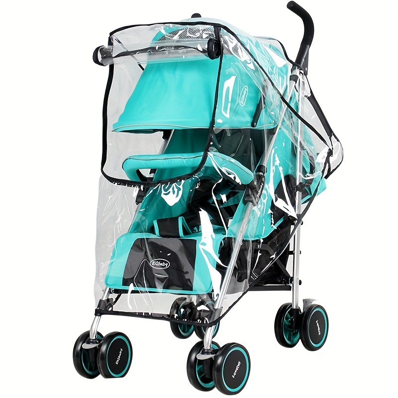 1pc ポータブルユニバーサル防水レインカバー風防防塵シール - Stroller Rain Cover のレビューと価格