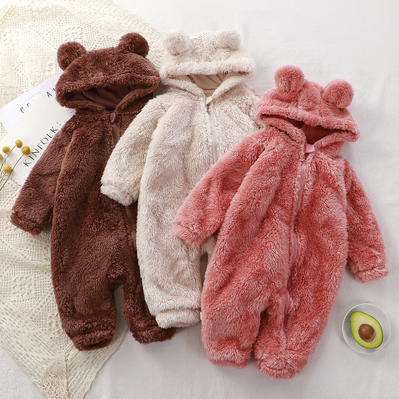 2025年冬 ベビー服 可愛い漫画クマ柄 ベビーロンパース  - Baby Products Sale のレビューと価格