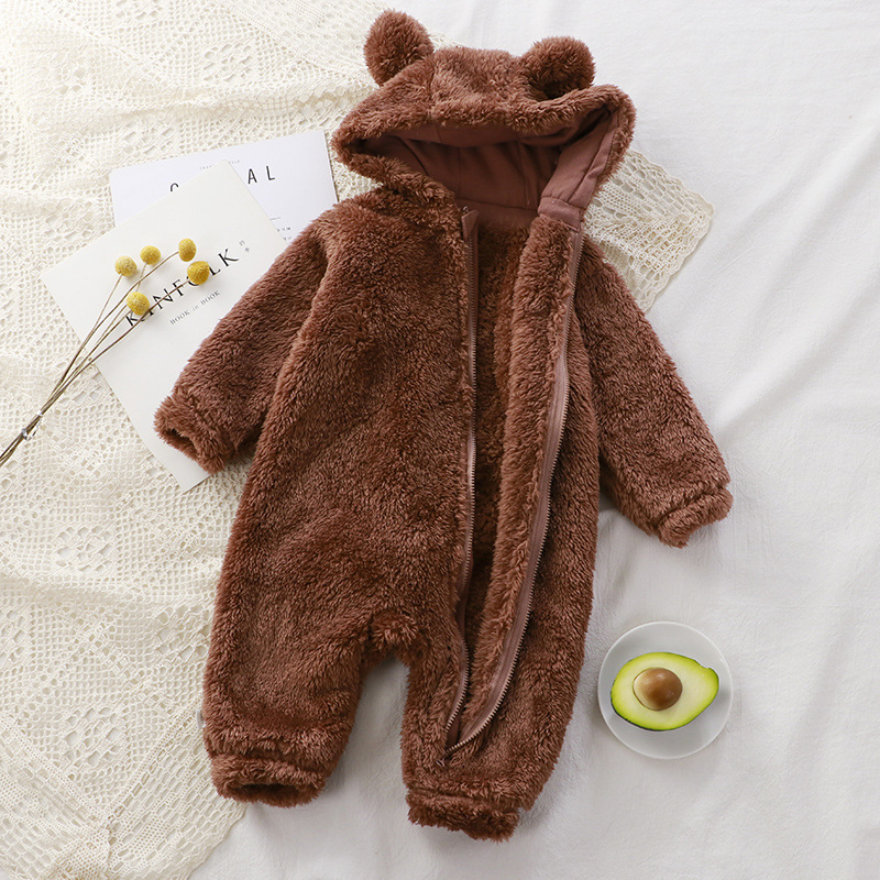 2025年冬 ベビー服 可愛い漫画クマ柄 ベビーロンパース  - Baby Products Sale のレビューと価格