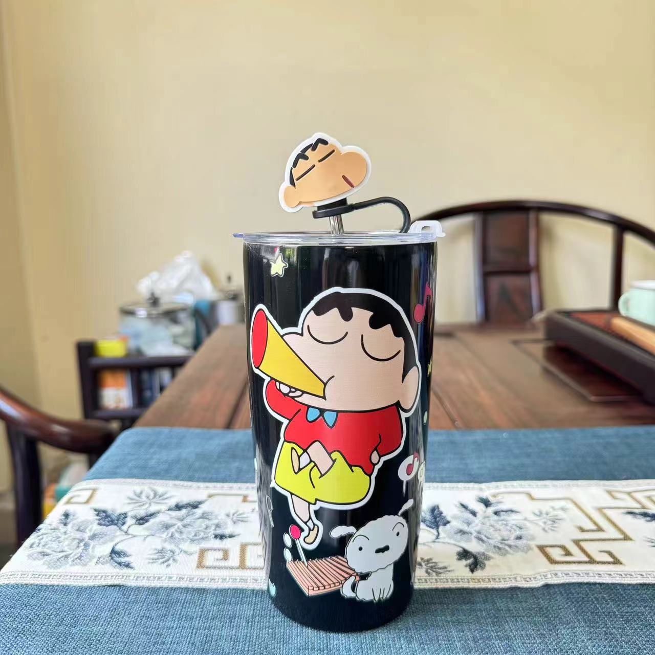 アニメクレヨンしんちゃんステンレス鋼断熱カップポータブル冷た - Portable Bottle Warmer のレビューと価格