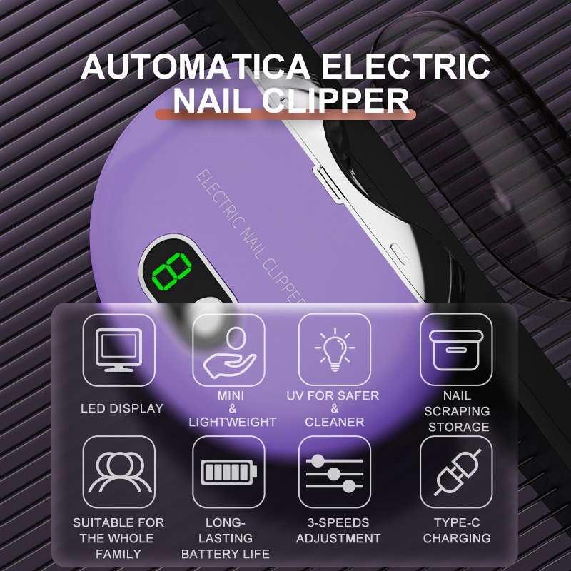 電動ネイルクリッパー 3段階速度調整 ベビーからお年寄りまで - Baby Nail Trimmer Electric のレビューと価格