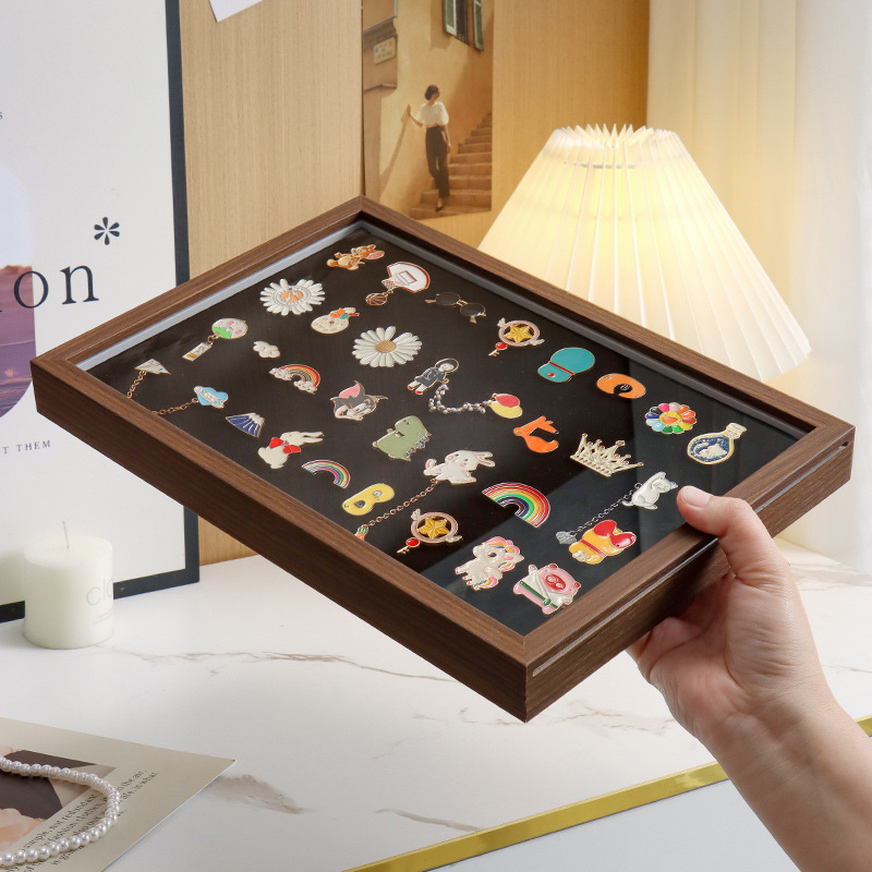 壁掛け式透明アクリルバッジディスプレイケース 防塵ピンメダル - Baby Products Storage Box のレビューと価格