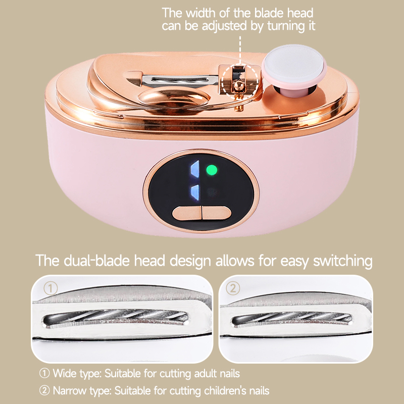 2 IN 1 電動爪切り LEDライト付き 自動爪やすり ト - Baby Nail Trimmer Electric のレビューと価格