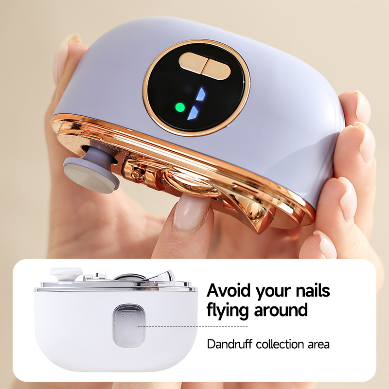 2 IN 1 電動爪切り LEDライト付き 自動爪やすり ト - Baby Nail Trimmer Electric のレビューと価格