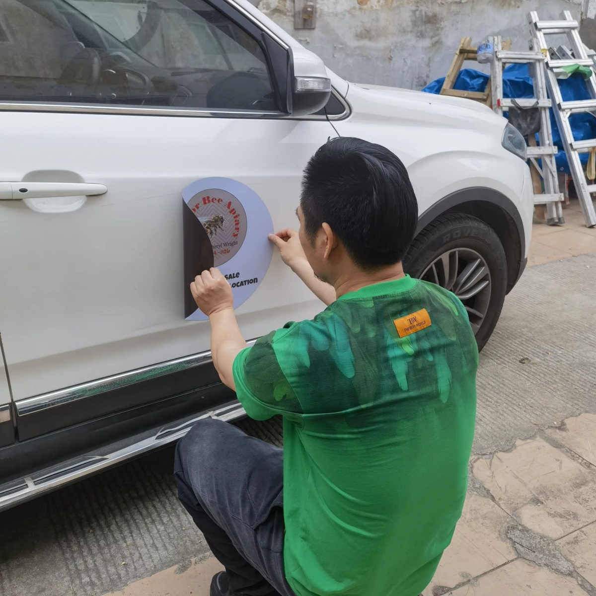 カスタマイズ可能な磁気カーステッカー—車両広告や装飾に最適； - Baby Products Decoration のレビューと価格