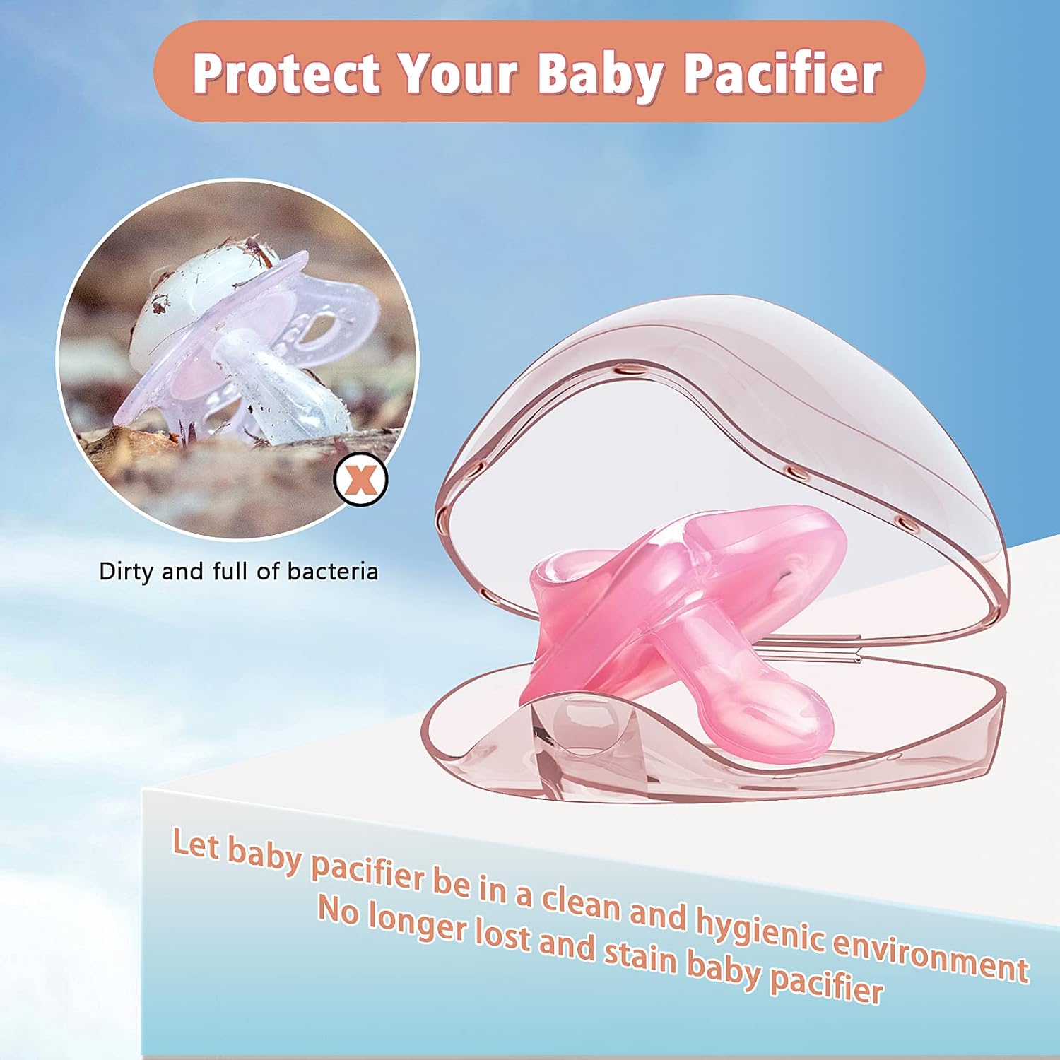 おしゃぶりホルダー - 2/4個入り旅行に便利なベビーおしゃ - Baby Products Storage Box のレビューと価格
