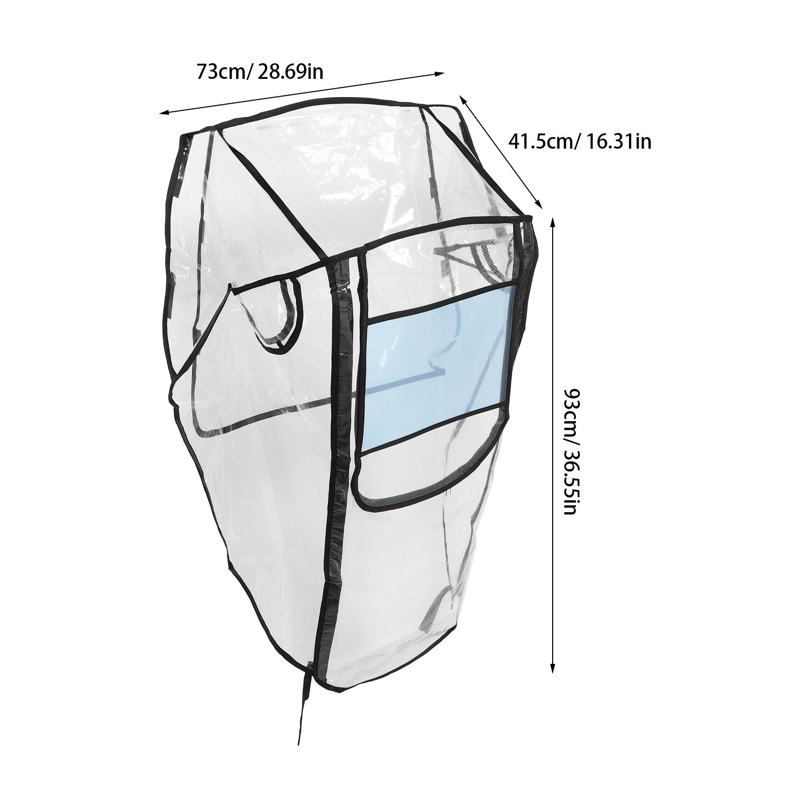 透明防水ベビーカーレインカバー、防風ベビーカー保護カバー、雨 - Stroller Rain Cover のレビューと価格