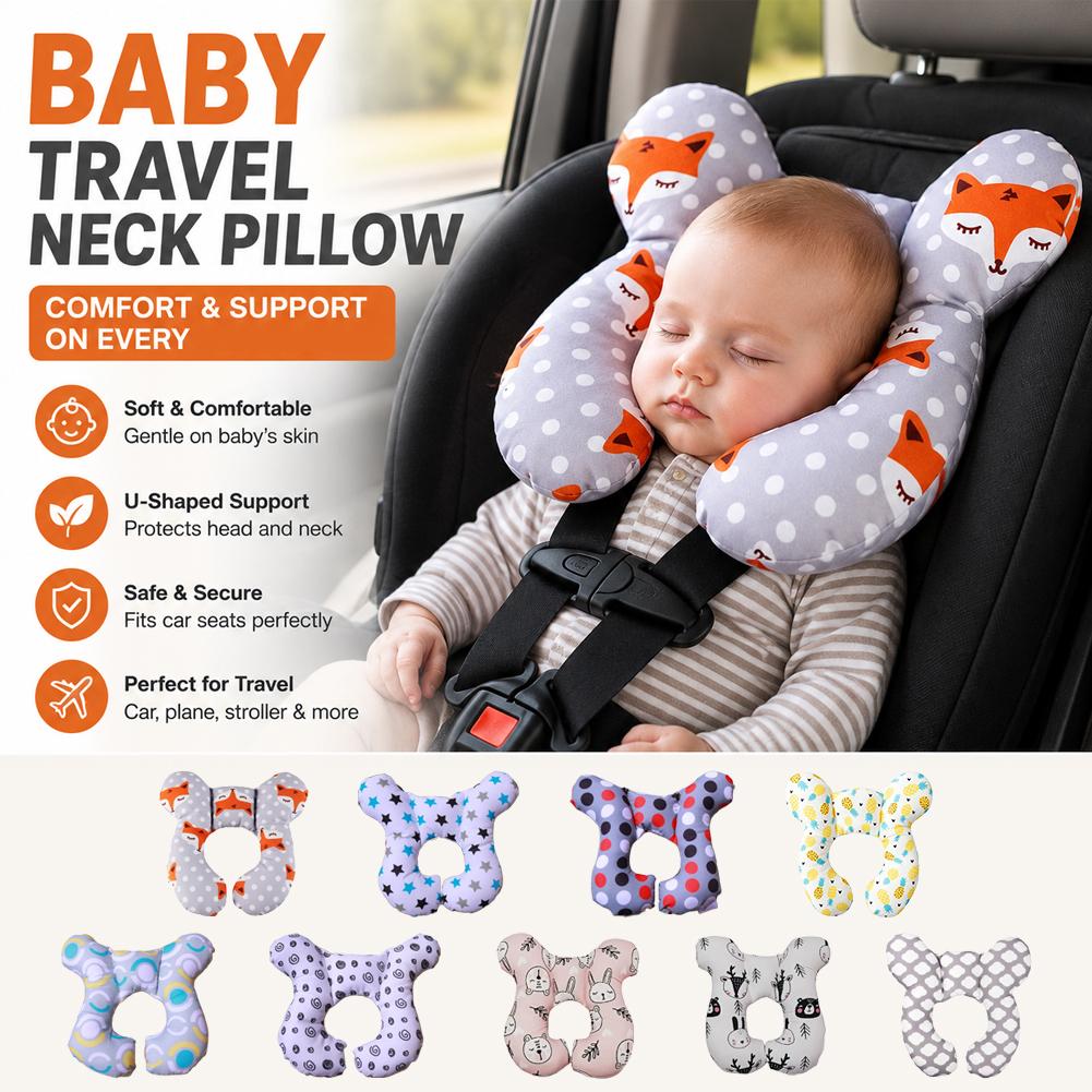 幼児用ベビーカーアクセサリー U字型クッション カーシートヘ - Anti-Roll Baby Pillow のレビューと価格