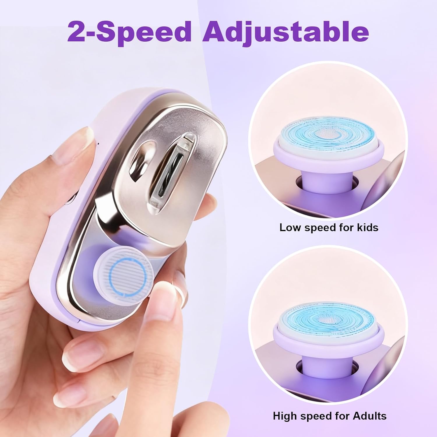 ライト付き電動ネイルトリマー 自動トリミング・バフ研磨・研磨 - Baby Nail Trimmer Electric のレビューと価格