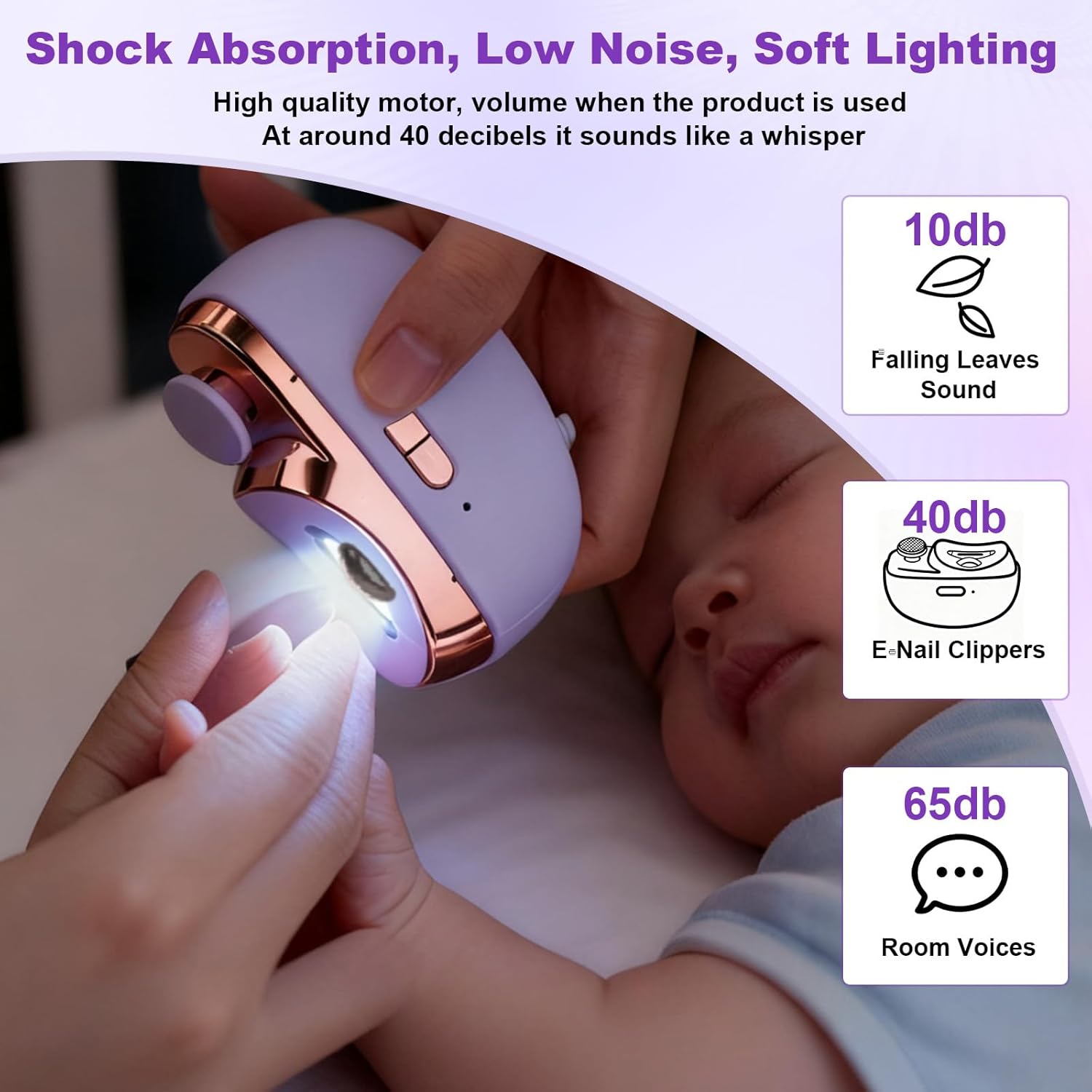 ライト付き電動ネイルトリマー 自動トリミング・バフ研磨・研磨 - Baby Nail Trimmer Electric のレビューと価格