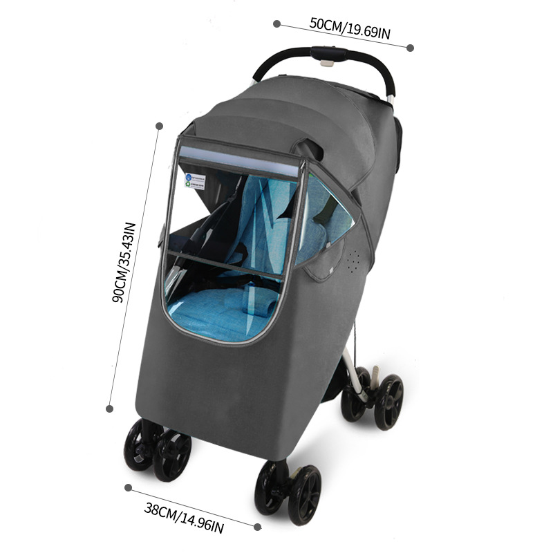 レインカバー、ベビーカー用傘、車用カバー、フロントガラス用防 - Stroller Rain Cover のレビューと価格