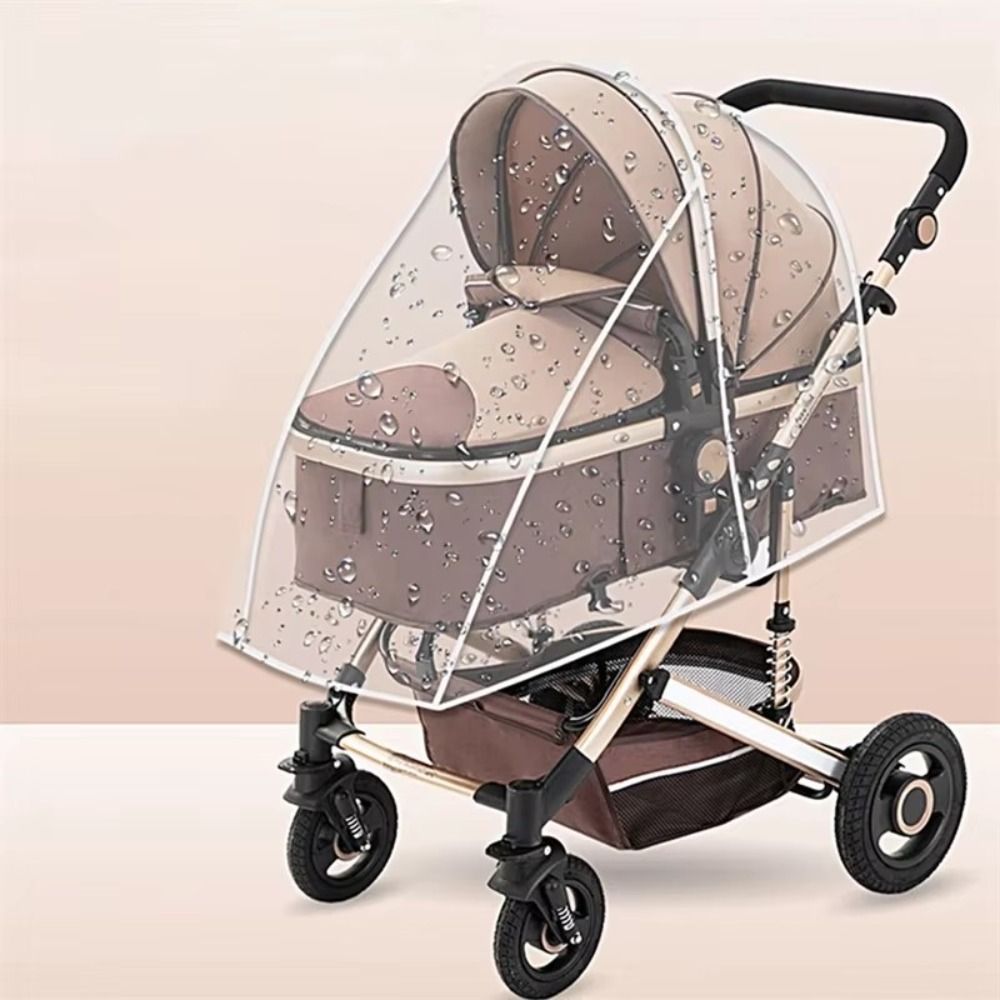 透明ベビーカーレインカバー旅行屋外ベビーカーレインカバー防水 - Stroller Rain Cover のレビューと価格