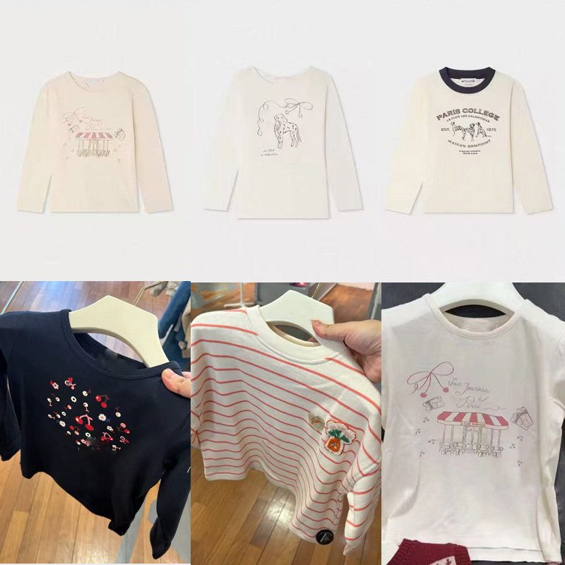 先行販売（9月発送）2026年秋キッズ長袖Tシャツ 女の子用 - Baby Products Store のレビューと価格