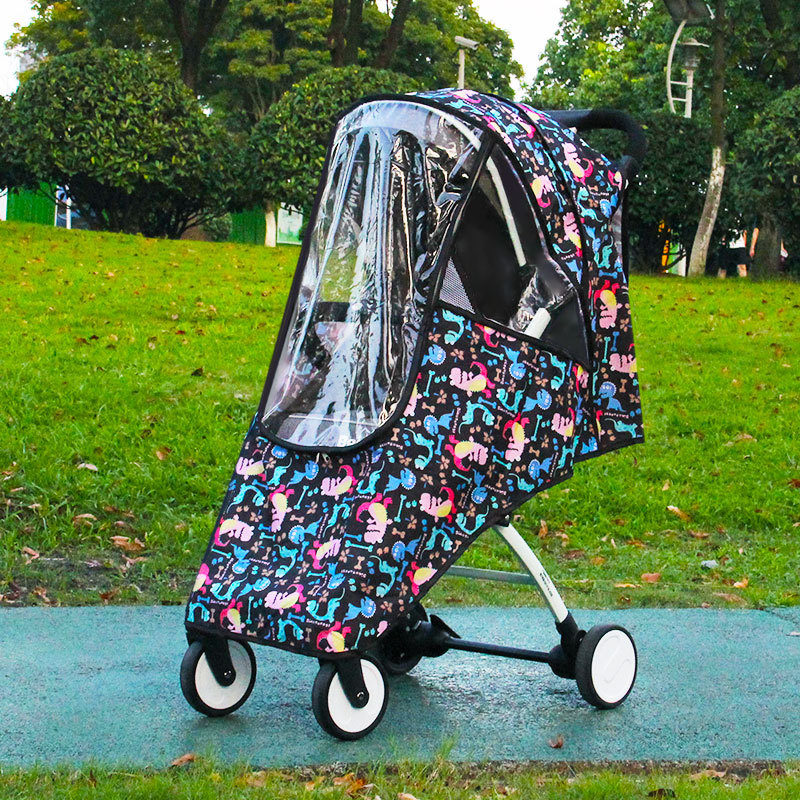 ユニバーサルベビーカーレインカバーウェザーシールドカートフロ - Stroller Rain Cover のレビューと価格