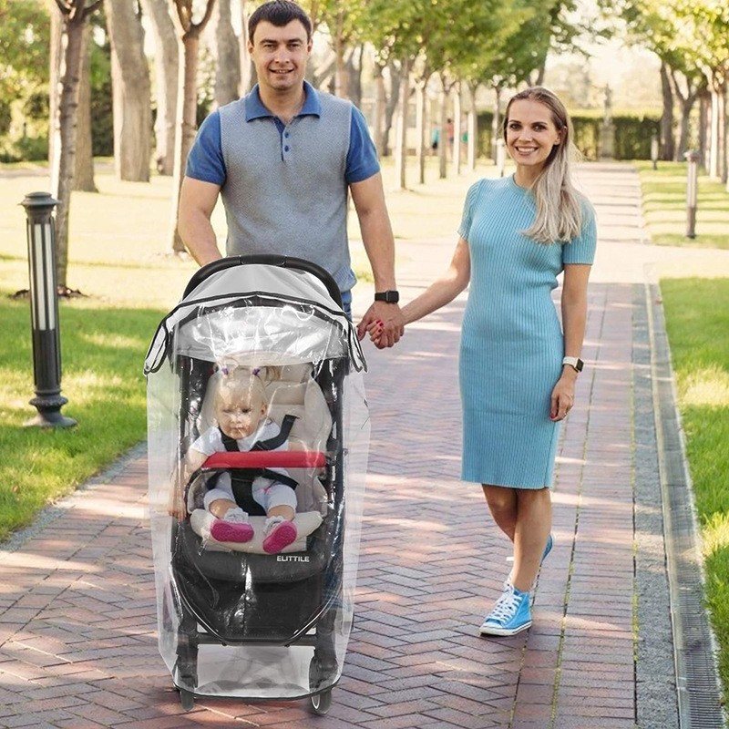 ユニバーサルベビーカーレインカバー乳母車防風カバー冬暖かい天 - Stroller Rain Cover のレビューと価格