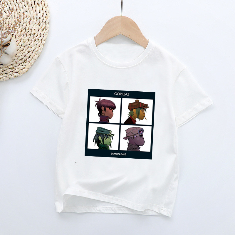 女の子のための半袖Tシャツ,カジュアル,トレンディ,音楽,夏 - Baby Products Store のレビューと価格