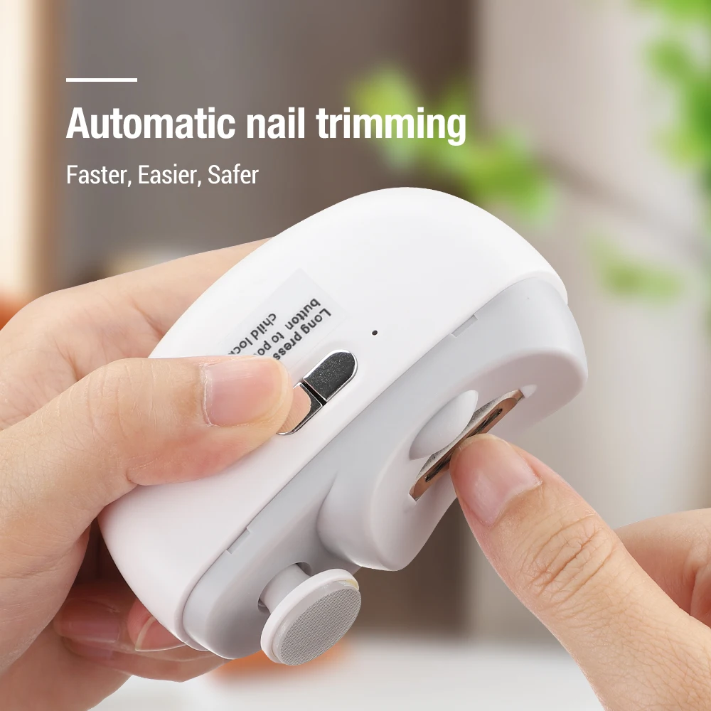 電動爪切り 研削と研磨 ライト付き 自動爪トリマー 充電式爪 - Baby Nail Trimmer Electric のレビューと価格